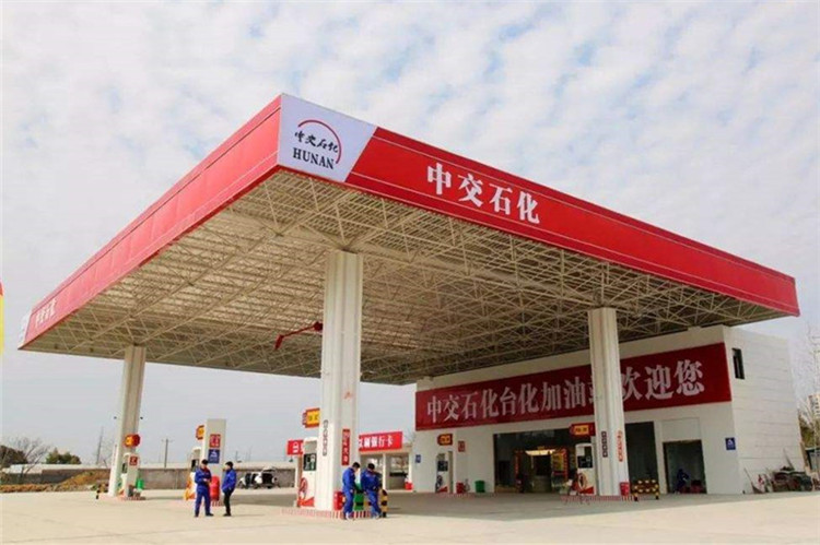 邓州加油站钢结构网架案例6
